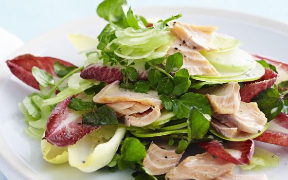 Smoked Trout and Apple Salad Recipe